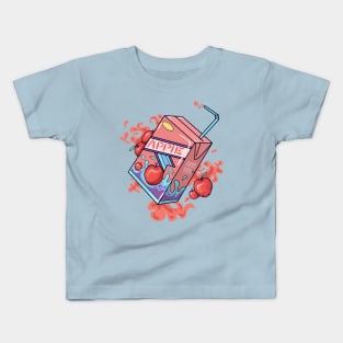 Cute Apple juice box Kids T-Shirt